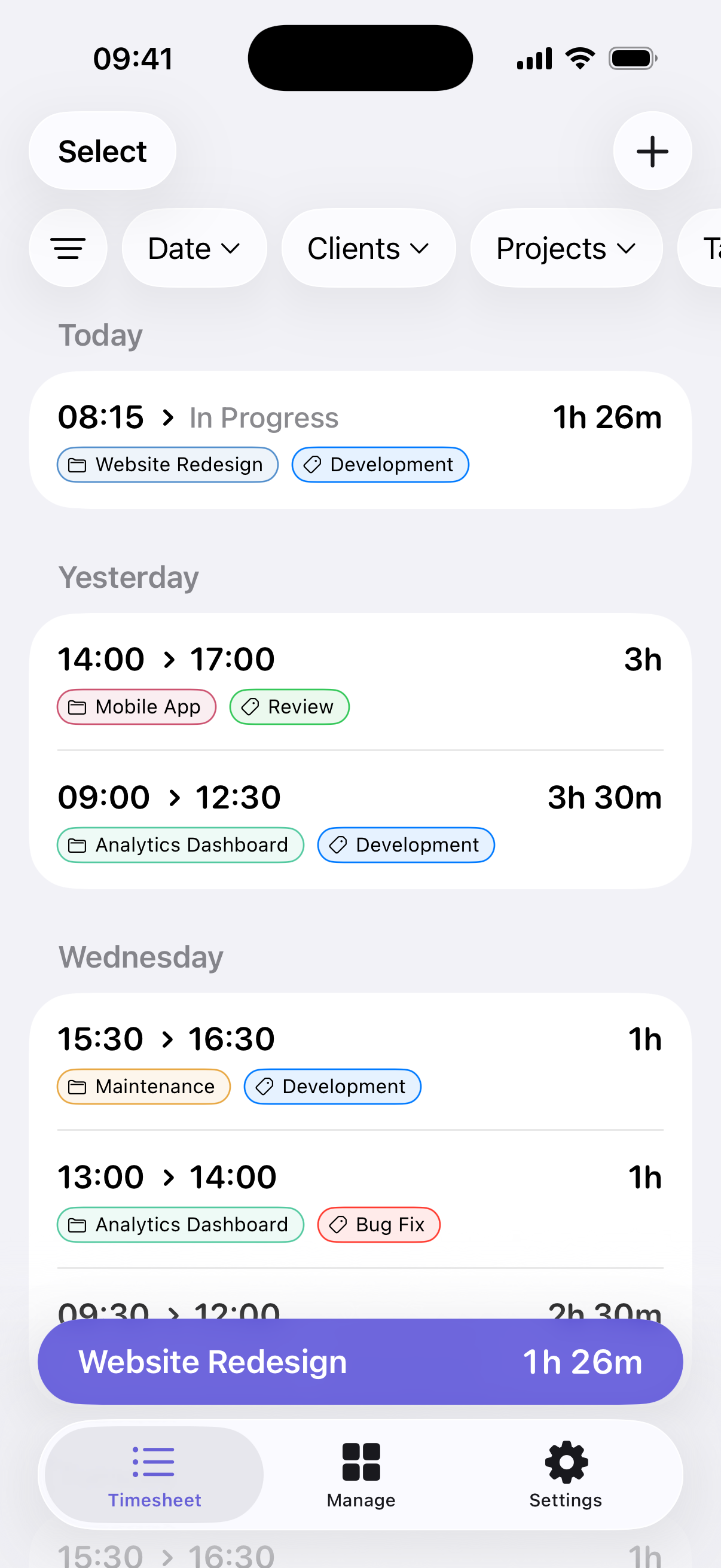 Timer Running with Live Activity